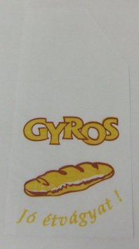 Papírtasak Gyros 200 db/csomag