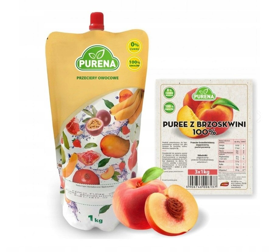 Purena ital sűrítmény őszibarack 6x1kg/#